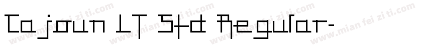 Cajoun LT Std Regular字体转换